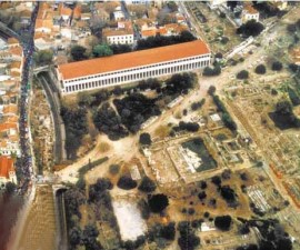 Vista panoramica del sito archeologico dell'agorà - Fonte: Gnto